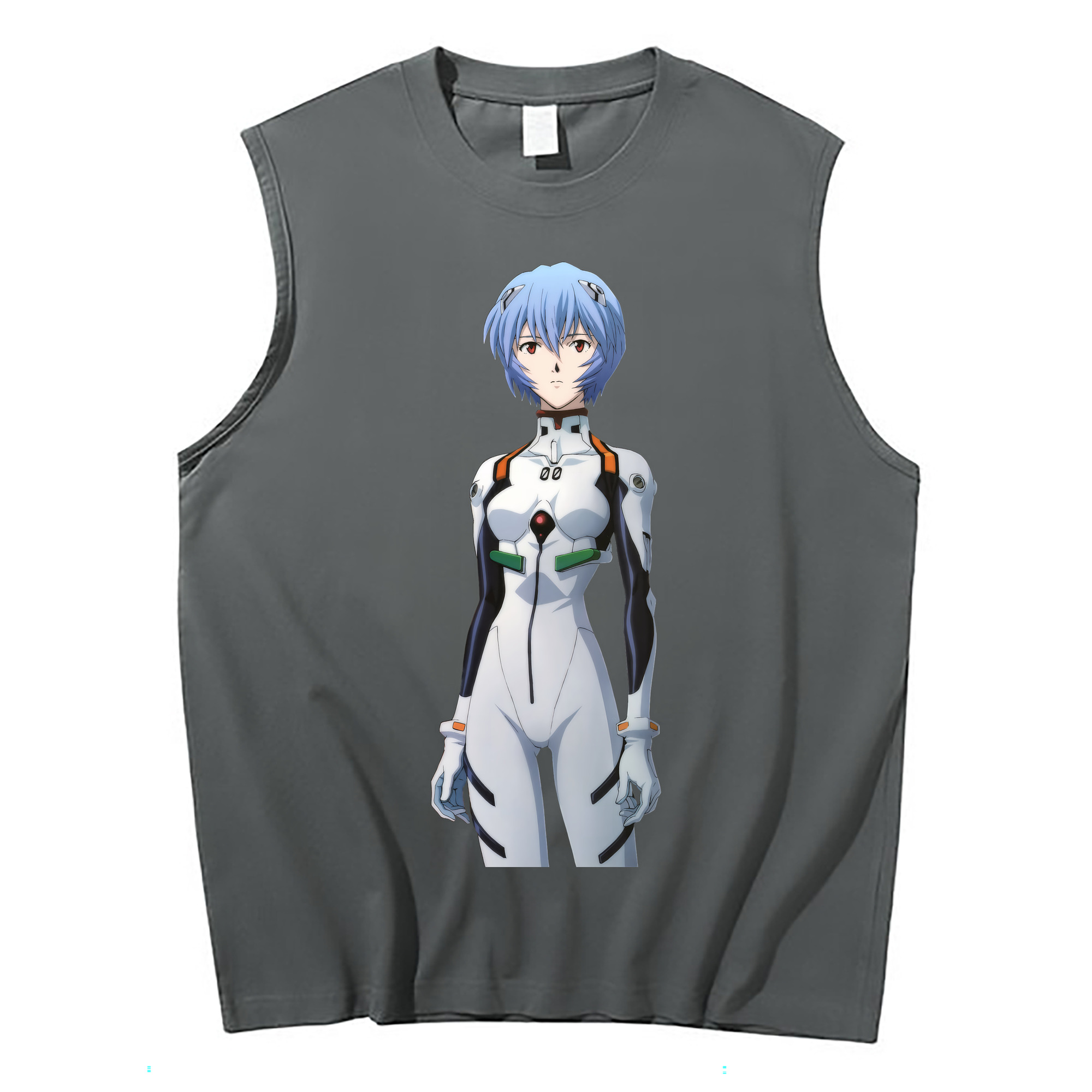 （画像用） EVA 新世紀エヴァンゲリオン コットン100％タンクトップ（フロントプリント）